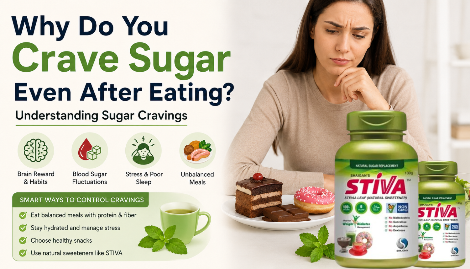 Why Do You Crave Sugar Even After Eating? Understanding Sugar Cravings Shaigan Healthcare