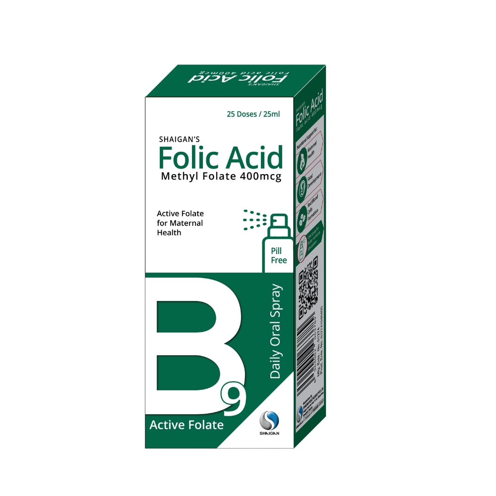 Shaigan’s Folic Acid Oral Spray Pakistan Shaigan Health Care