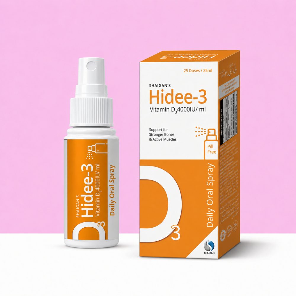 Shaigan's Hidee-3 Vitamin D3 Daily Oral Spray 25 ml Shaigan Health Care