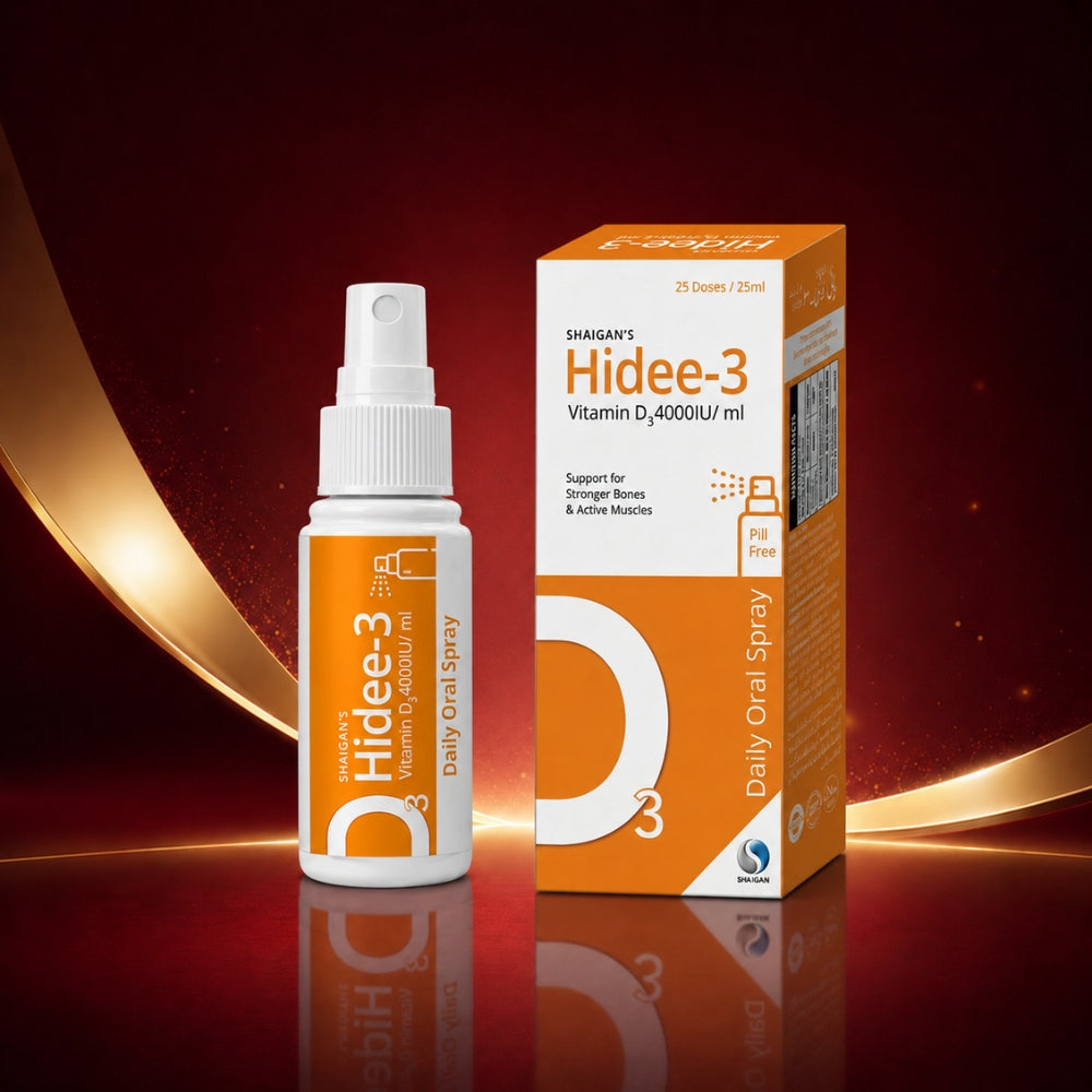 Shaigan's Hidee-3 Vitamin D3 Daily Oral Spray 25 ml Shaigan Health Care