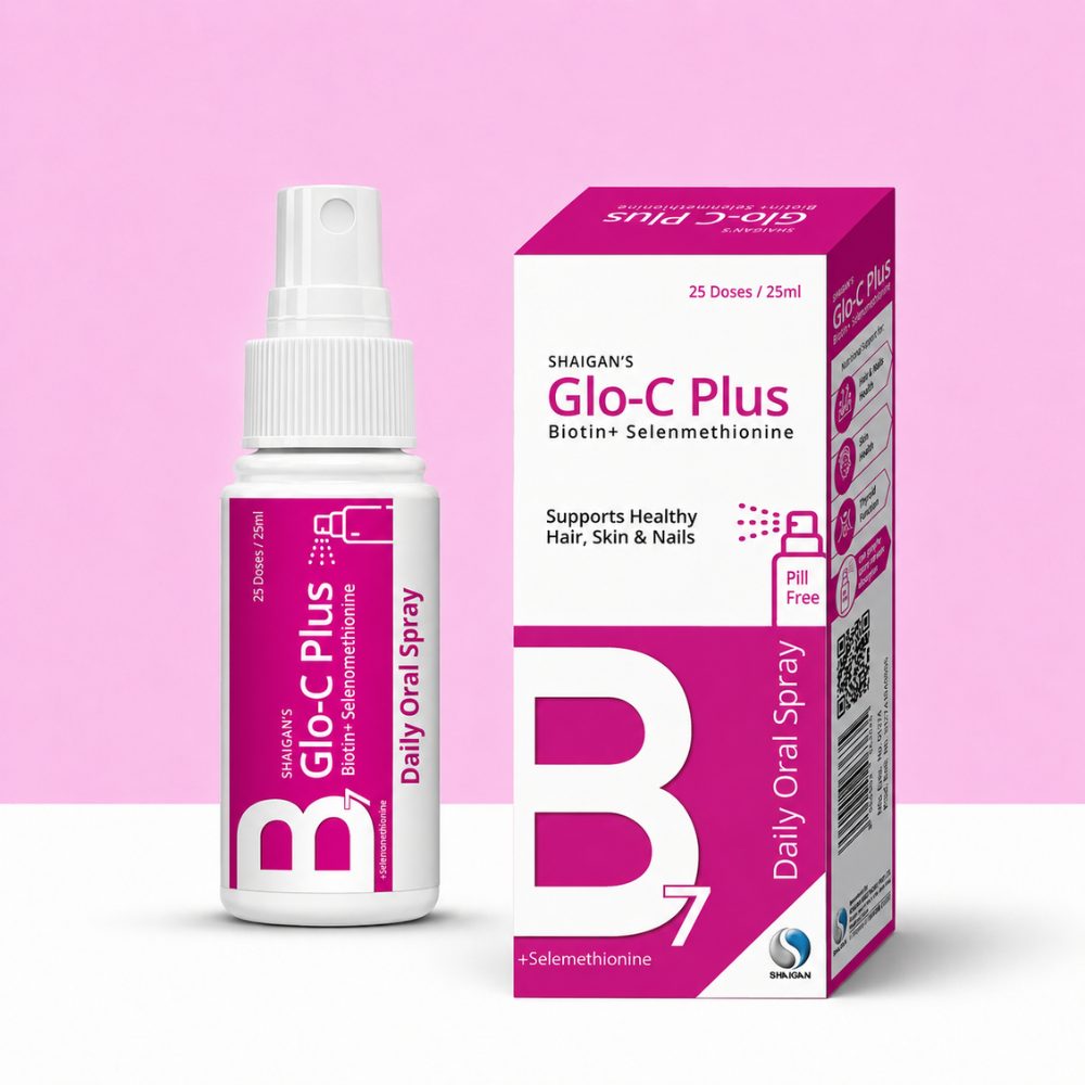 Shaigan's Glo-C Plus | Biotin+ Selenmethionine | Oral Spray Shaigan Health Care
