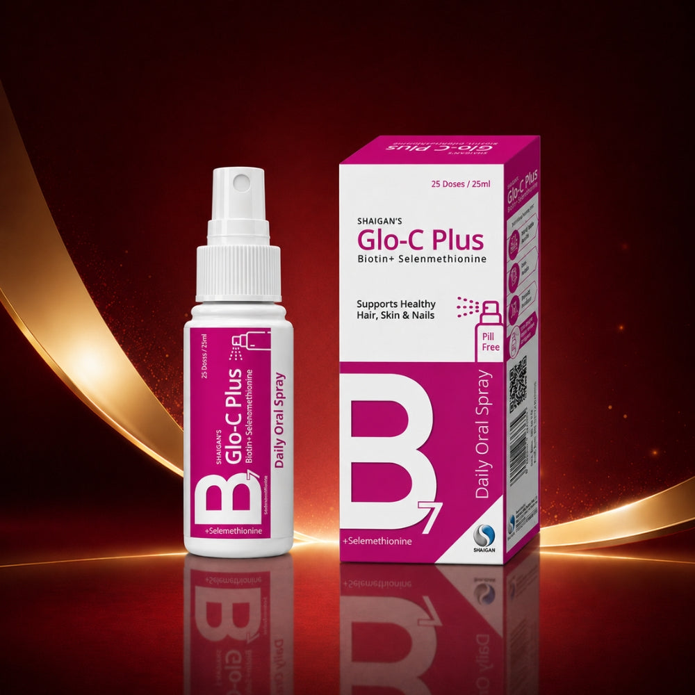 Shaigan's Glo-C Plus | Biotin+ Selenmethionine | Oral Spray Shaigan Health Care
