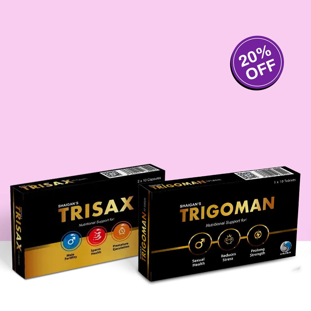 Trigoman + Trisax | Bundle of 2 men supplements Shaigan Healthcare