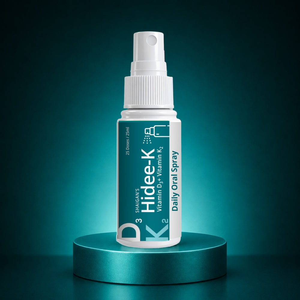 Shaigan's Hidee-K  Vitamin D3 + K2 Oral Spray in Pakistan Shaigan Health Care