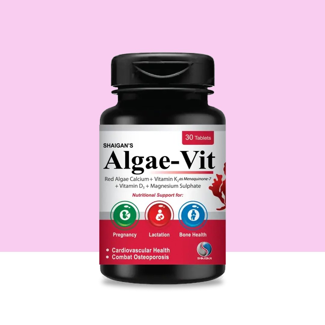 Algae-vit tablets support pregnancy, lactation, and bone health