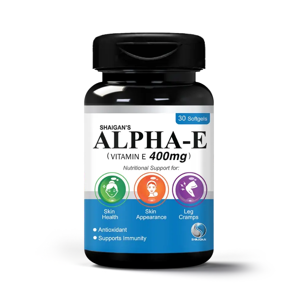 Alpha-E 400mg Softgel C best vitamin e supplement