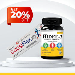 HiDee-3 (10000IU) Softgel + CaspiFlex Cream Shaigan Healthcare