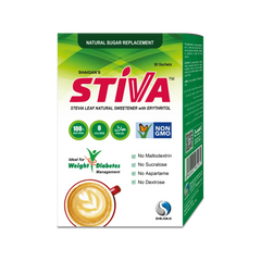Stiva natural stevia sweetener Pakistan | 50 Sachet Box Shaigan Health Care