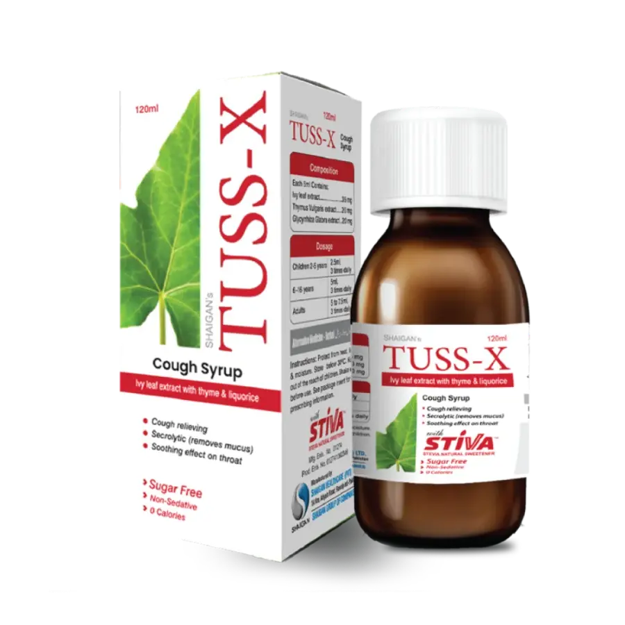 Tuss-X Syrup Shaigan Health Care