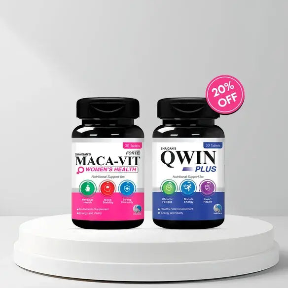 MACA-VIT Women + QWIN Plus | Bundle of 2 Shaigan Health Care